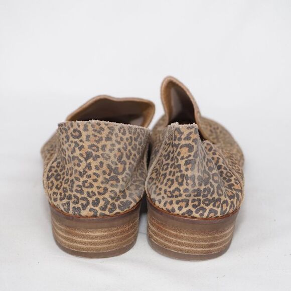 Lucky Brand 'Cahlil' Leopard-Print Suede Loafers, Size 9 - Picture 4 of 8